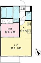 シャルマンＳ 101 ｜ 茨城県水戸市見川４丁目（賃貸アパート1LDK・1階・32.76㎡） その2