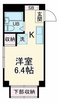 サンハイツ小手指 103 ｜ 埼玉県所沢市上新井３丁目（賃貸アパート1R・1階・14.90㎡） その2