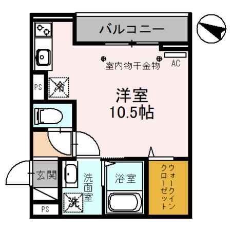 同じ建物の物件間取り写真 - ID:211046302058