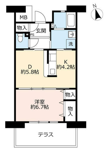 同じ建物の物件間取り写真 - ID:223031775440