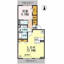 東京都練馬区谷原３丁目（賃貸アパート1LDK・3階・44.32㎡） その2