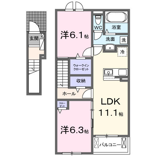 同じ建物の物件間取り写真 - ID:244003897697