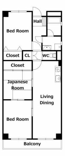 同じ建物の物件間取り写真 - ID:236002792101