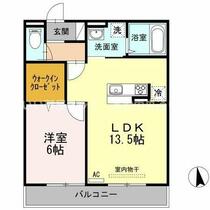 Ｄ－ｒｏｏｍ　Ｒｉａｇｅ 202 ｜ 香川県高松市林町（賃貸アパート1LDK・2階・46.91㎡） その2