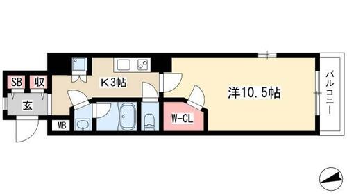 同じ建物の物件間取り写真 - ID:223032700514