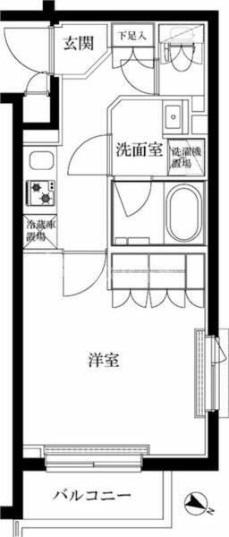 ルーブル蓮根弐番館 208｜東京都板橋区蓮根１丁目(賃貸マンション1K・2階・26.31㎡)の写真 その2