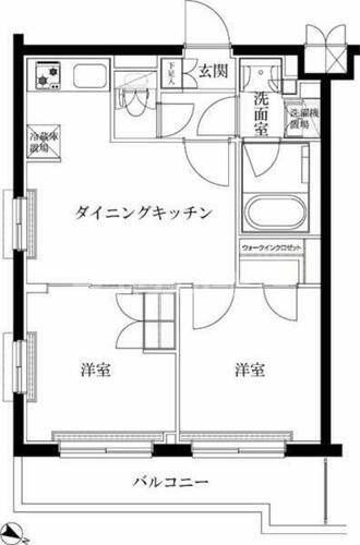 同じ建物の物件間取り写真 - ID:213105367049