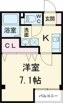 埼玉県さいたま市大宮区浅間町１丁目（賃貸マンション1K・1階・23.11㎡） その2