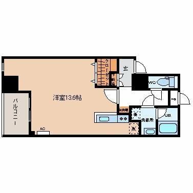 セントラルコート西町プレミア 1004｜富山県富山市堤町通り１丁目(賃貸マンション1R・10階・41.77㎡)の写真 その2