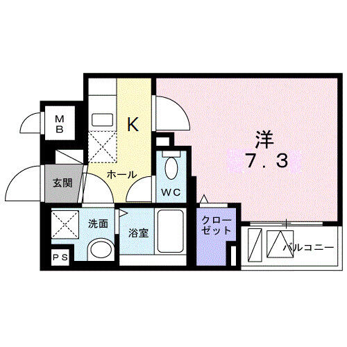 ＬａＳ．Ｔ．Ｙ．Ｋ．ビルヂング 302｜東京都台東区台東３丁目(賃貸マンション1K・3階・25.55㎡)の写真 その2