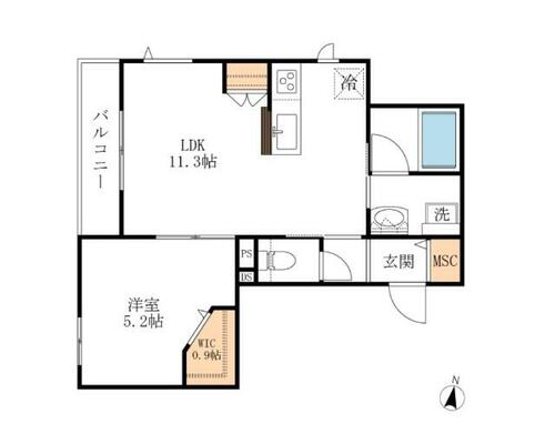 同じ建物の物件間取り写真 - ID:211045829975