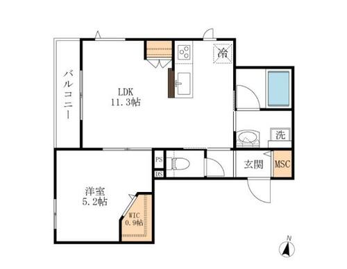 同じ建物の物件間取り写真 - ID:211045830073