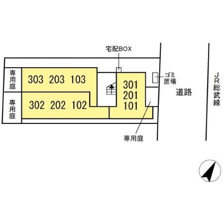 ガルデ西千葉 301｜千葉県千葉市中央区春日２丁目(賃貸アパート1LDK・3階・30.08㎡)の写真 その7