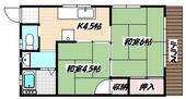 市川市欠真間２丁目 2階建 築43年のイメージ