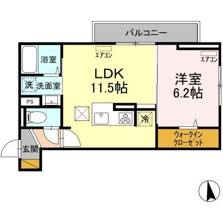 同じ建物の物件間取り写真 - ID:212043026148