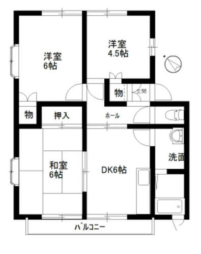 同じ建物の物件間取り写真 - ID:211045532104