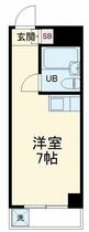 神奈川県川崎市中原区木月２丁目（賃貸マンション1R・3階・18.05㎡） その2