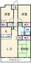 ドルフソニアドーロ 508 ｜ 神奈川県相模原市中央区東淵野辺３丁目（賃貸マンション3LDK・5階・69.49㎡） その2