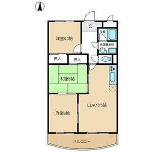 エステートＥＸ白鳥マンション｜愛知県名古屋市熱田区一番１丁目(賃貸マンション3LDK・2階・66.15㎡)の写真 その2