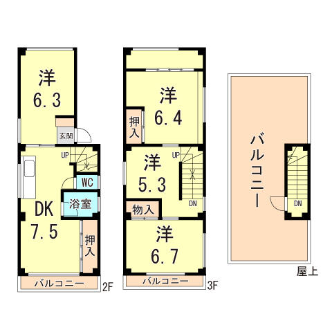 同じ建物の物件間取り写真 - ID:228045984820