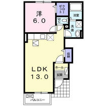 レジデンス大和Ⅰ 103 ｜ 宮城県黒川郡大和町吉岡字中町（賃貸アパート1LDK・1階・44.19㎡） その2