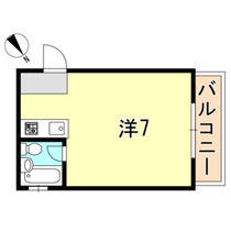 かたおかマンション 301 ｜ 兵庫県神戸市兵庫区下祇園町（賃貸マンション1R・3階・19.44㎡） その2