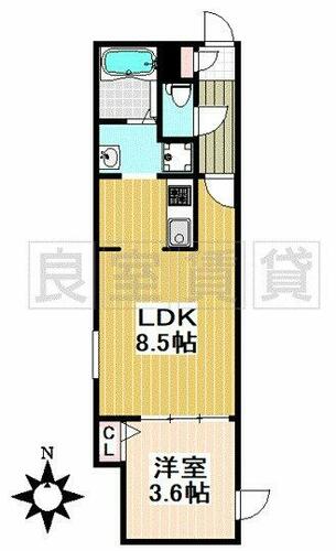 同じ建物の物件間取り写真 - ID:223031859774