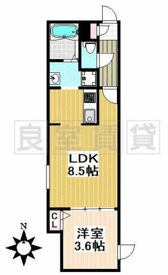 ｑｕａｄｏｒ御器所ＢＬＡＮＣ 309｜愛知県名古屋市昭和区御器所３丁目(賃貸マンション1LDK・3階・29.90㎡)の写真 その2