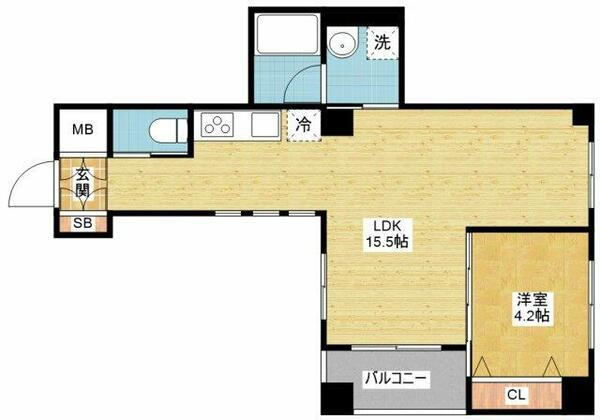 Ｌｅ　Ｖｅｎｔ　Ｍｏｔｏｙａｍａ（ルヴァンモトヤマ）｜愛知県名古屋市千種区鹿子町４丁目(賃貸マンション1LDK・1階・41.14㎡)の写真 その2