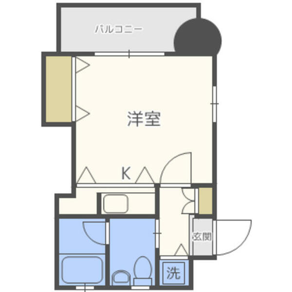 エステート・モア城南Ⅱ 302｜福岡県福岡市城南区荒江１丁目(賃貸マンション1K・3階・21.66㎡)の写真 その2