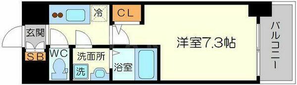 Ｓ－ＲＥＳＩＤＥＮＣＥ新大阪ＷＥＳＴ｜大阪府大阪市淀川区西宮原２丁目(賃貸マンション1K・10階・23.34㎡)の写真 その2