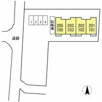 ハーモニック　フィール　Ⅲ 202 ｜ 愛媛県松山市鷹子町（賃貸アパート1LDK・2階・54.60㎡） その5