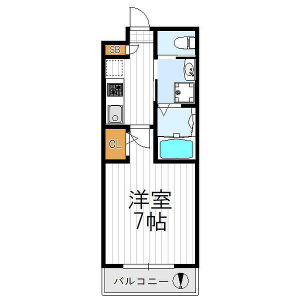 Ｈ－ｍａｉｓｏｎ鶴橋 103｜大阪府大阪市生野区桃谷３丁目(賃貸アパート1K・1階・21.97㎡)の写真 その2