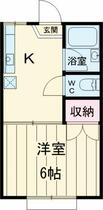 神奈川県厚木市松枝１丁目（賃貸アパート1K・2階・23.10㎡） その2