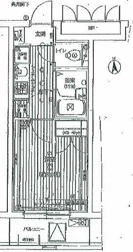 ソアブール西早稲田 103｜東京都新宿区西早稲田３丁目(賃貸マンション1K・1階・20.26㎡)の写真 その2