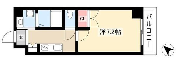 イースタンヒルズ一社 101｜愛知県名古屋市名東区高社１丁目(賃貸マンション1K・1階・24.90㎡)の写真 その2