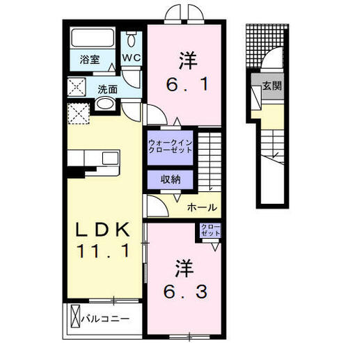 同じ建物の物件間取り写真 - ID:212041887133