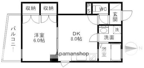 同じ建物の物件間取り写真 - ID:238007236994