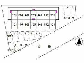 岡山県倉敷市玉島爪崎（賃貸アパート1K・2階・20.46㎡） その3