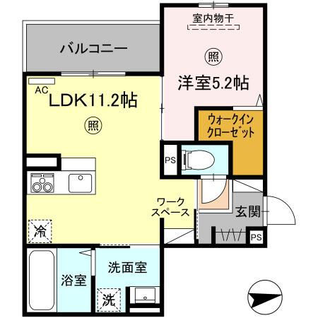 同じ建物の物件間取り写真 - ID:244003816645