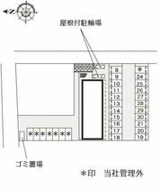 レオパレスカサ　エスペランサ 305 ｜ 岡山県岡山市北区花尻あかね町（賃貸マンション1K・3階・23.18㎡） その3