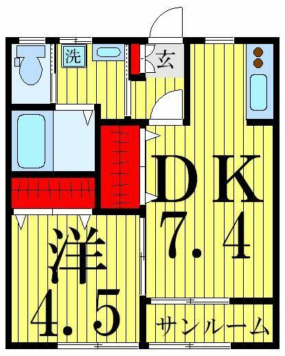 コーポＫＩＩ 102｜東京都足立区梅田４丁目(賃貸アパート1DK・1階・32.58㎡)の写真 その2