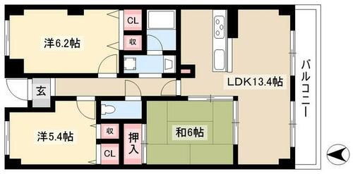 同じ建物の物件間取り写真 - ID:223027110256