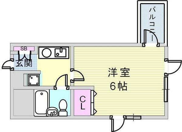 レディース１０ｍｉｋｏ｜兵庫県神戸市長田区大塚町４丁目(賃貸マンション1K・2階・19.42㎡)の写真 その2