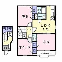 千葉県船橋市二和東３丁目（賃貸アパート3LDK・2階・65.57㎡） その2