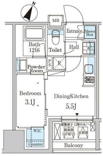 同じ建物の物件間取り写真 - ID:213107371014