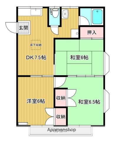 同じ建物の物件間取り写真 - ID:204003846099