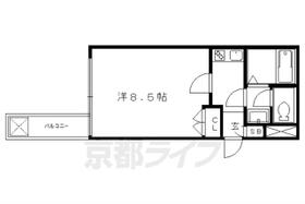 グランコスモ御所東 202 ｜ 京都府京都市上京区大原口町（賃貸マンション1K・2階・25.00㎡） その2