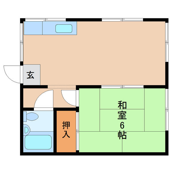 コーポ石黒｜新潟県三条市田島１丁目(賃貸アパート1DK・1階・32.22㎡)の写真 その2