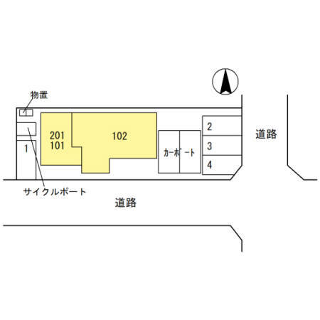 Ｄ－ｒｏｏｍ鹿島町 201｜富山県富山市鹿島町１丁目(賃貸アパート1LDK・2階・38.68㎡)の写真 その7